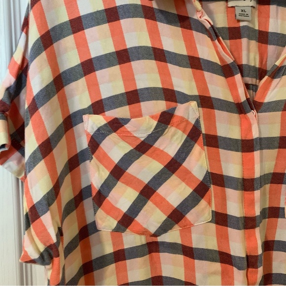 A new day flannel button down top - Picture 4 of 6